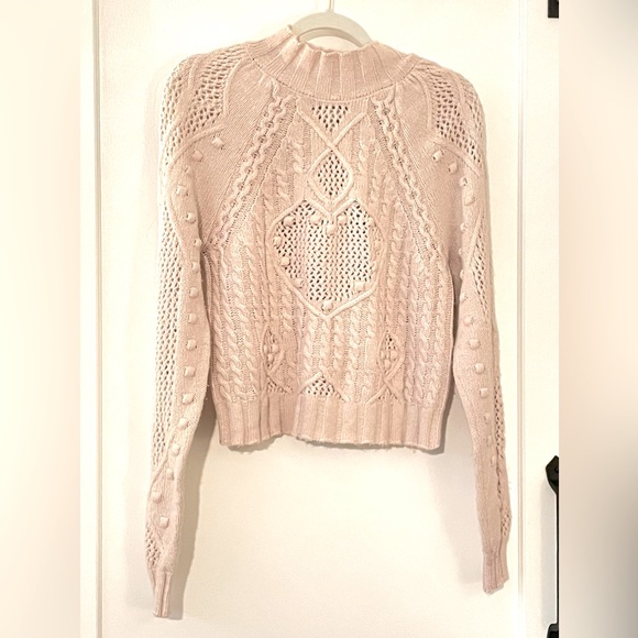 Free People Reina Cable Pullover - NEW - Picture 4 of 9